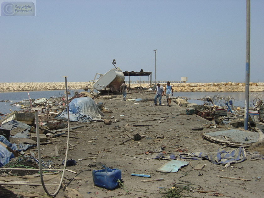 Fishing Dock Bombed